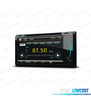 AUTORADIO 2DIN GPS 7" HD TACTILE POUR TOYOTA BLUETOOTH USB SD