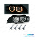 PHARES BMW E39 95-00 YEUX ANGES FOND NOIR