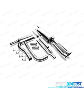 LIGNE D'ÉCHAPPEMENT INOX AUDI A4 B5 X2 DTM