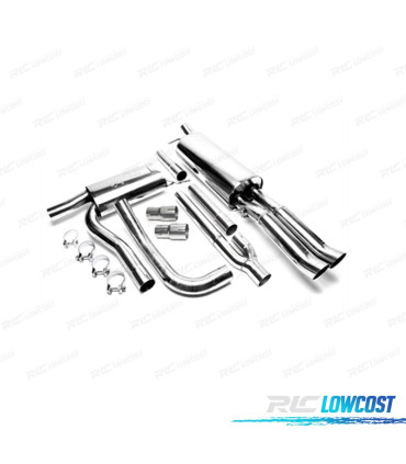 LIGNE D'ÉCHAPPEMENT INOX POUR AUDI A4 B5 X2 DTM