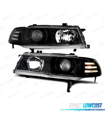 PHARES POUR HONDA PRELUDE 92-96 FOND NOIR