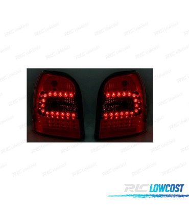 FEUX ARRIÈRE LED AUDI A4 B5 AVANT 95-01 ROUGE CHROMÉ