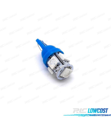AMPOULE LED BLEU W5W T10