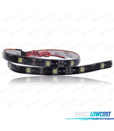 BANDE LED MULTICOLORE RVB 30 CM