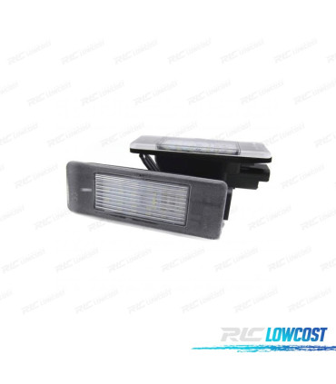 ECLAIRAGE DE PLAQUE D´IMMATRICULATION LED CITROEN TYPE 2