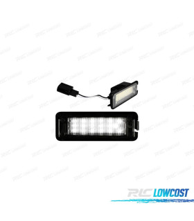 ÉCLAIRAGE PLAQUE D´IMMATRICULATION LED POUR SEAT EXEO 09-15