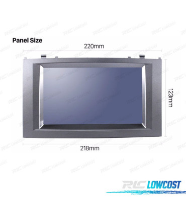 AUTORADIO GPS 7" ANDROID 11 POUR PEUGEOT 407 04 – 10