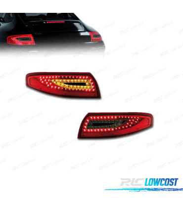 FEUX ARRIÈRE PORSCHE 911 996 LED ROUGE FUMÉ