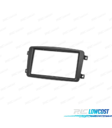 FACADE AUTORADIO 2 DIN NOIR MERCEDES CLASSE C W203 CLASSE CLK W209 CLASSE G W463 VIANO VITO W639