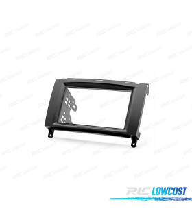 FACADE AUTORADIO 2 DIN NOIR MERCEDES CLASSE A W169 CLASSE B W245 VITO VIANO