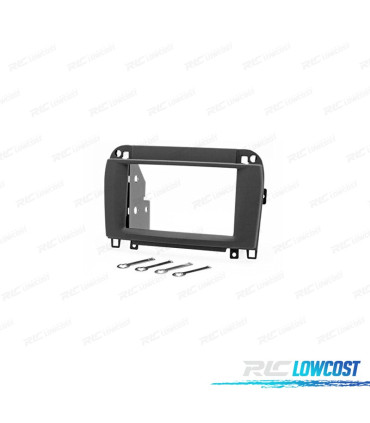 FACADE AURORADIO 2 DIN NOIR POUR MERCEDES CLASSE CL CLASSE S