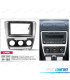 FACADE AUTORADIO EN GRIS RADIO 2 DIN POUR SKODA OCTAVIA 08-13 AVEC CLIMATISATION MANUELLE