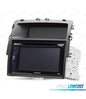 FACADE AUTORADIO 2 DIN NOIR POUR OPEL VIVARO NISSAN PRIMASTAR RENAULT TRAFIC II SANS ORDINATEUR DE BORD