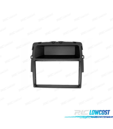 FACADE AUTORADIO 2 DIN NOIR POUR OPEL VIVARO NISSAN PRIMASTAR RENAULT TRAFIC II SANS ORDINATEUR DE BORD