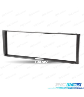 FACADE AUTORADIO 1DIN NOIR POUR RENAULT CLIO MODUS MEGANE SCENIC