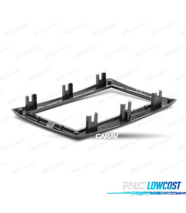 FACADE AUTORADIO 2-DIN NOIR POUR RENAULT MEGANE 02-09