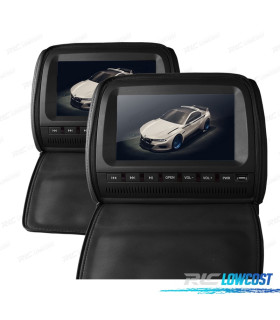 APPUI-TÊTE MULTIMÉDIA DVD 9 POUCES COULEUR NOIR