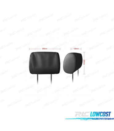 APPUI-TÊTE MULTIMÉDIA DVD 9 POUCES COULEUR NOIR