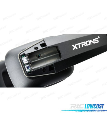 CASQUE SANS FIL INFRAROUGE PLIABLE XTRONS 2 CANAUX EN NOIR