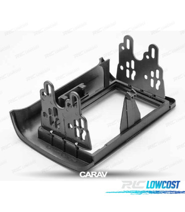 FACADE AUTORADIO 2 DIN NOIR POUR AUDI TT