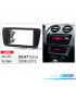 FACADE AUTORADIO 2-DIN NOIR POUR SEAT IBIZA 08-15