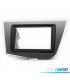 FACADE AUTORADIO 2-DIN GRIS POUR SEAT LEON 05-12