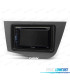 FACADE AUTORADIO 2-DIN GRIS POUR SEAT LEON 05-12