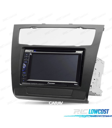 FACADE AUTORADIO 2 DIN NOIR BMW SÉRIE 1 E81 E82 E87 E88