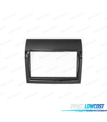 FACADE AUTORADIO 2 DIN NOIR BRILLANT POUR CITROEN JUMPER PEUGEOT BOXER FIAT DUCATO