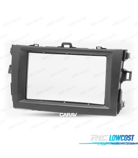 FACADE AUTORADIO 2-DIN NOIR POUR TOYOTA COROLLA 07-13