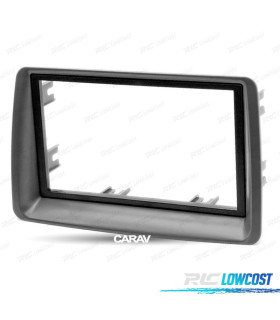 FACADE AUTORADIO 2 DIN GRIS POUR FIAT PANDA