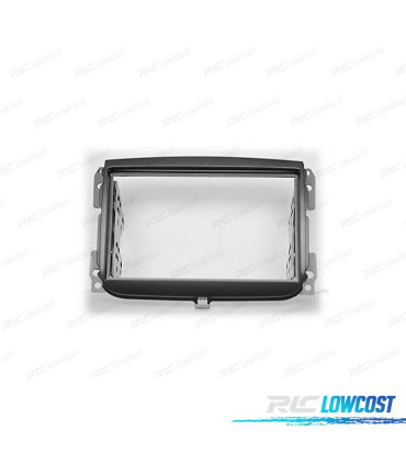 FACADE AUTORADIO 2 DIN NOIR POUR FIAT 500L