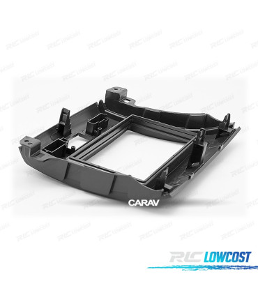 FACADE AUTORADIO 2 DIN GRIS POUR CITROEN C-CROSSER MITSUBISHI OUTLANDER XL PEUGEOT 4007