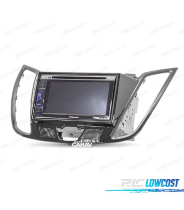 FACADE AUTORADIO 2 DIN NOIR BRILLANT POUR FORD C-MAX KUGA ESCAPE AVEC ÉCRAN 4.2