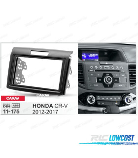 FACADE AUTORADIO 2-DIN NOIR POUR HONDA CR-V 12-17