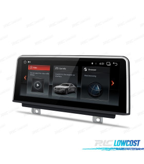AUTORADIO GPS ANDROID 14 POUR BMW SÉRIE 3 SÉRIE 4 10.25"