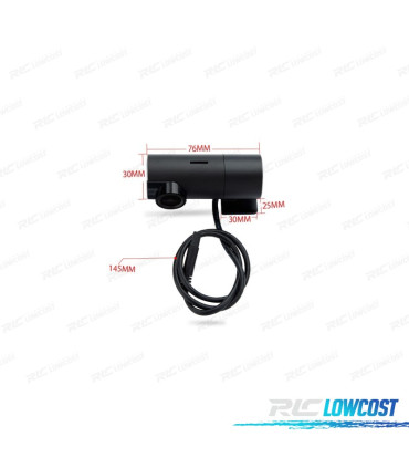 CAMÉRA AVANT D'ENREGISTREMENT DVR 360º RADIO XTRONS