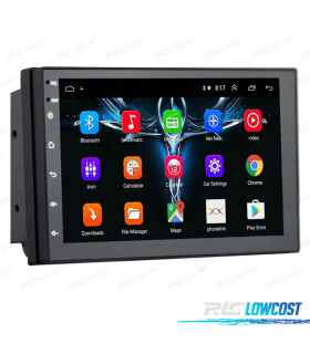 AUTORADIO 2DIN 9" TACTILE ANDROID 13 BLUETOOTH USB SD