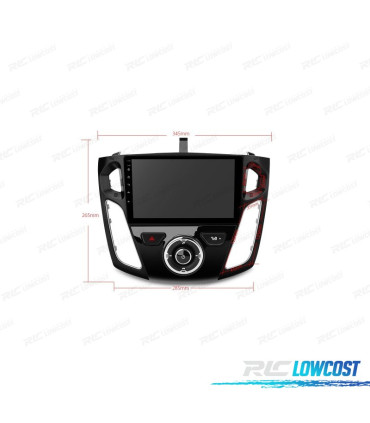 AUTORADIO POUR FORD FOCUS AVEC ANDROID 9.0 9" TOUCH LCD ET CARPLAY