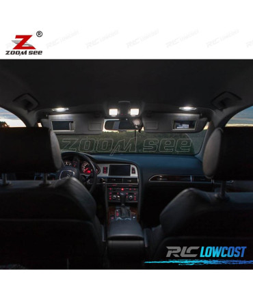 KIT 20 AMPOULES LED INTÉRIEUR POUR AUDI A6 S6 RS6 C6 AVANT 05-11