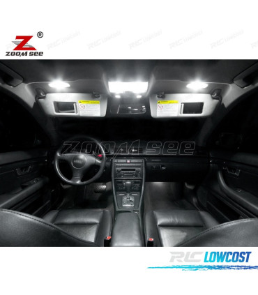 KIT 22 AMPOULES LED INTÉRIEUR AUDI A4 S4 RS4 B6 B7 BERLINE UNIQUEMENT 02-08