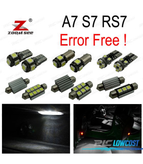 KIT 16 AMPOULES LED INTÉRIEUR POUR AUDI A7 S7 RS7 C7 QUATTRO 11-17