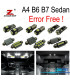 KIT 20 AMPOULES LED INTÉRIEUR AUDI A4 S4 RS4 B6 B7 BERLINE SALOON UNIQUEMENT 02-08
