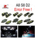 KIT 29 AMPOULES LED INTÉRIEUR POUR AUDI A8 S8 D2 1997-2002