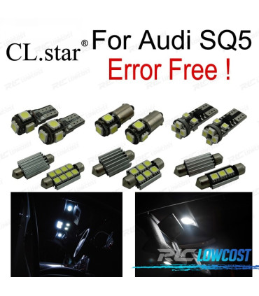 KIT 30 AMPOULES LED INTÉRIEUR AUDI SQ5 DEPORTE QUATTRO 14-16