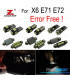 KIT 20 AMPOULES LED INTÉRIEUR POUR BMW X6 E71 E72 M 2008 -2014