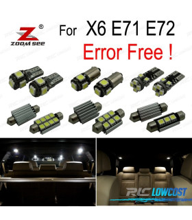 KIT 22 AMPOULES LED INTÉRIEUR POUR BMW X6 E71 E72 X6 M 2008 -2014