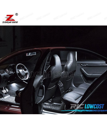 KIT 22 AMPOULES LED INTÉRIEUR POUR SKODA OCTAVIA MK 2 MKII Bienes 3T5 2009-2015
