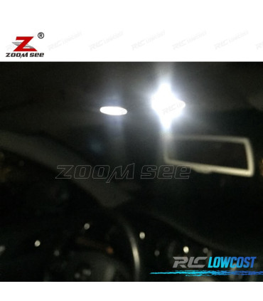 KIT 21 AMPOULES LED INTÉRIEUR POUR SKODA FABIA BERLINE salón MK2 MKII 3T4 2009 -2015