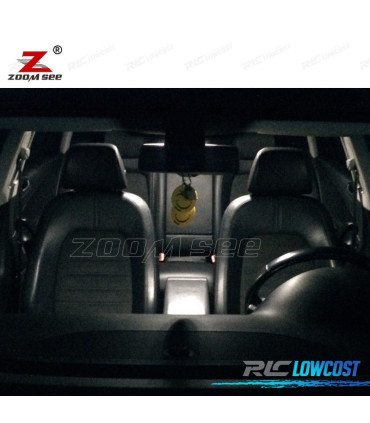 KIT 21 AMPOULES LED INTÉRIEUR POUR SKODA FABIA BERLINE salón MK2 MKII 3T4 2009 -2015